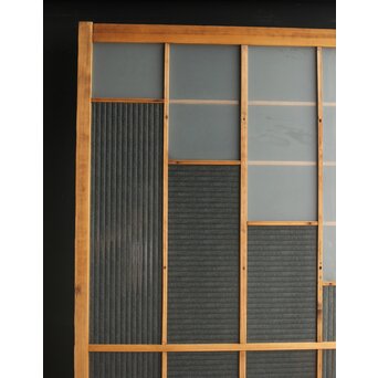 幾何学模様デザインガラス戸 2枚1組　GD0111Y 