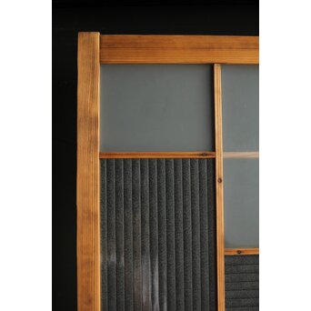 幾何学模様デザインガラス戸 2枚1組　GD0111Y 