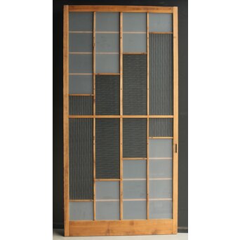 幾何学模様デザインガラス戸 2枚1組　GD0111Y 