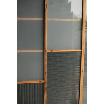 幾何学模様デザインガラス戸 2枚1組　GD0111Y 