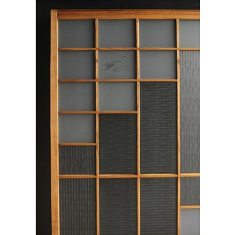 幾何学模様デザインガラス戸 2枚1組　GD0111Y 