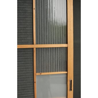 幾何学模様デザインガラス戸 2枚1組　GD0111Y 