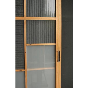 幾何学模様デザインガラス戸 2枚1組　GD0111Y 