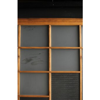 幾何学模様デザインガラス戸 2枚1組　GD0111Y 