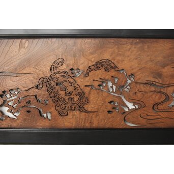 欅一枚板 透かし欄間　R0213 