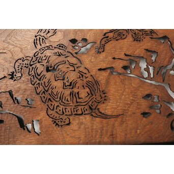 欅一枚板 透かし欄間　R0213 