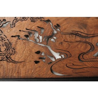 欅一枚板 透かし欄間　R0213 