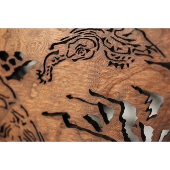 欅一枚板 透かし欄間　R0213 