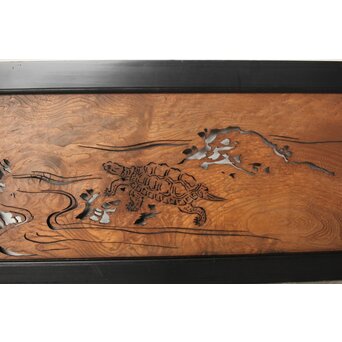 欅一枚板 透かし欄間　R0213 