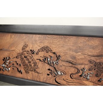 欅一枚板 透かし欄間　R0213 