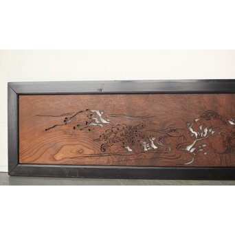 欅一枚板 透かし欄間　R0213 