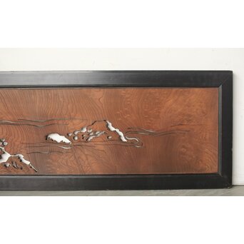 欅一枚板 透かし欄間　R0213 