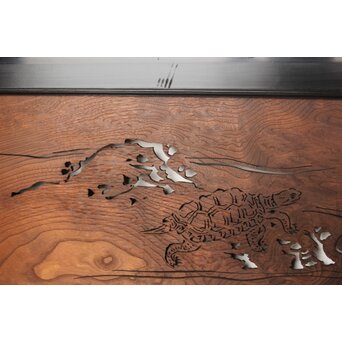 欅一枚板 透かし欄間　R0213 