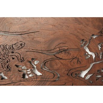 欅一枚板 透かし欄間　R0213 