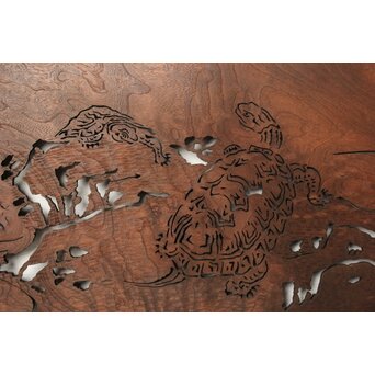 欅一枚板 透かし欄間　R0213 