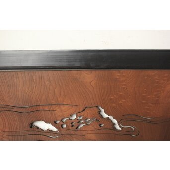 欅一枚板 透かし欄間　R0213 