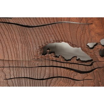 欅一枚板 透かし欄間　R0213 