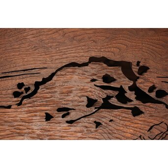 欅一枚板 透かし欄間　R0213 