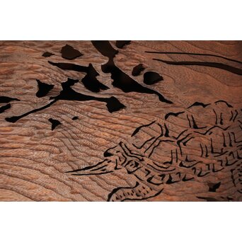 欅一枚板 透かし欄間　R0213 