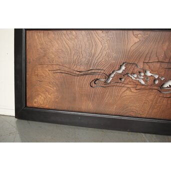 欅一枚板 透かし欄間　R0213 