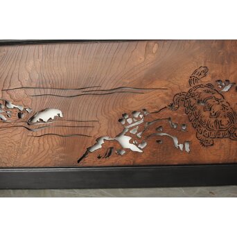 欅一枚板 透かし欄間　R0213 