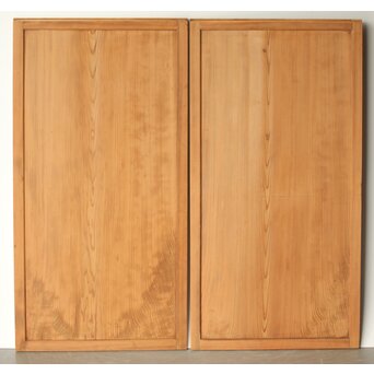 杉一枚板戸 4枚1組　B1018 ABの裏面