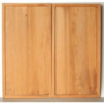 杉一枚板戸 4枚1組　B1018 CDの裏面