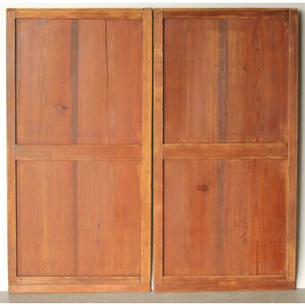 うずくりの板戸 4枚1組　B1019 ABの裏面