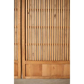 白木太格子戸 4枚1組　L1059 