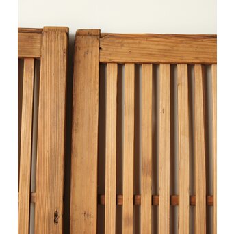 白木太格子戸 4枚1組　L1059 