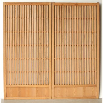 白木太格子戸 4枚1組　L1059 ABの表