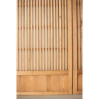 白木太格子戸 4枚1組　L1059 