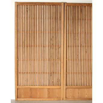 白木太格子戸 4枚1組　L1059 