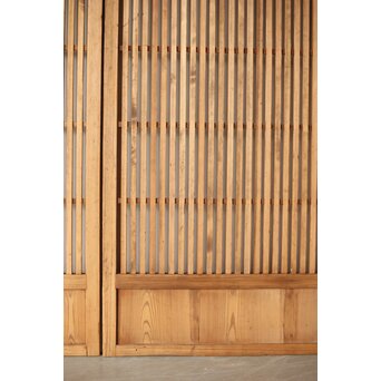 白木太格子戸 4枚1組　L1059 