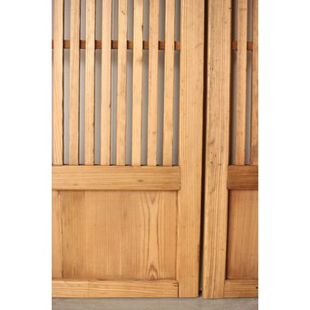 白木太格子戸 4枚1組　L1059 