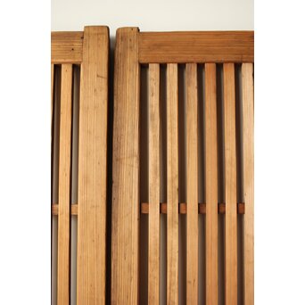 白木太格子戸 4枚1組　L1059 