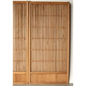 白木太格子戸 4枚1組　L1059 