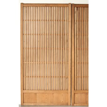 白木太格子戸 4枚1組　L1059 