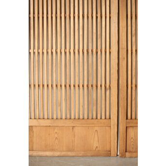 白木太格子戸 4枚1組　L1059 