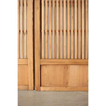 白木太格子戸 4枚1組　L1059 