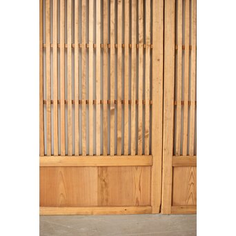 白木太格子戸 4枚1組　L1059 