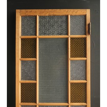 黄色ガラスのドア　GD0113 