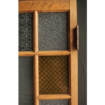 黄色ガラスのドア　GD0113 