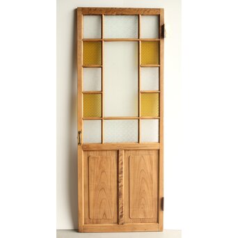 黄色ガラスのドア　GD0113