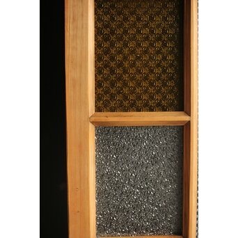 黄色ガラスのドア　GD0113 