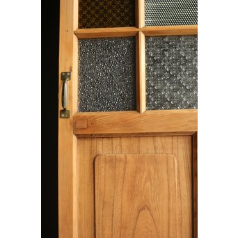 黄色ガラスのドア　GD0113 