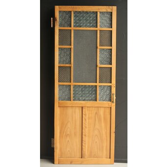 黄色ガラスのドア　GD0113 