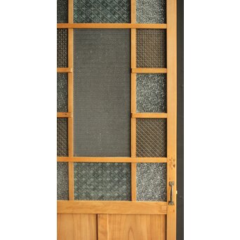 黄色ガラスのドア　GD0113 