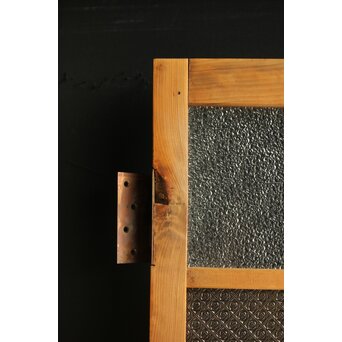 黄色ガラスのドア　GD0113 