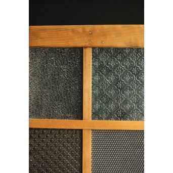 黄色ガラスのドア　GD0113 